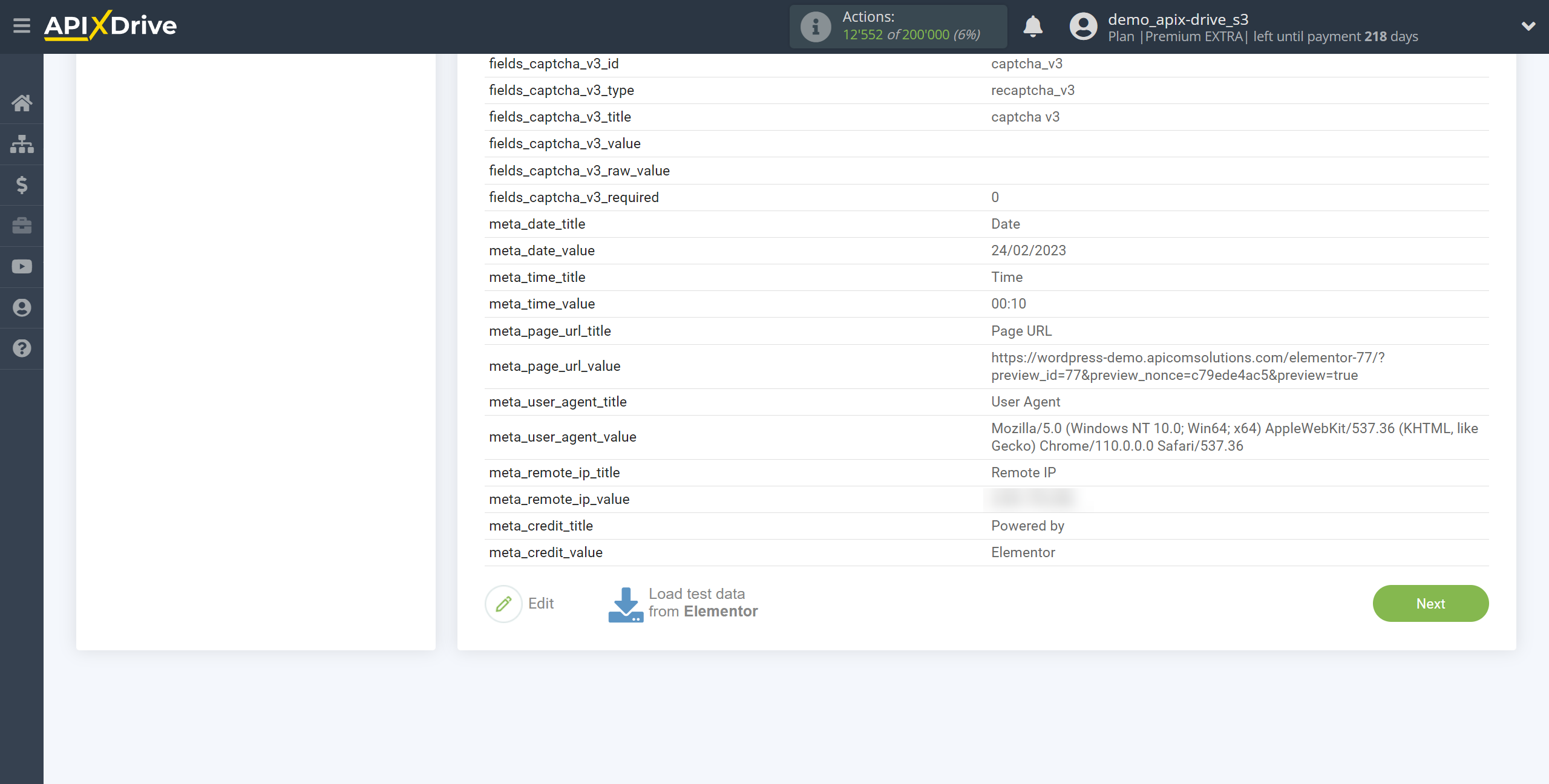 How to Connect Elementor as Data Source | Test data