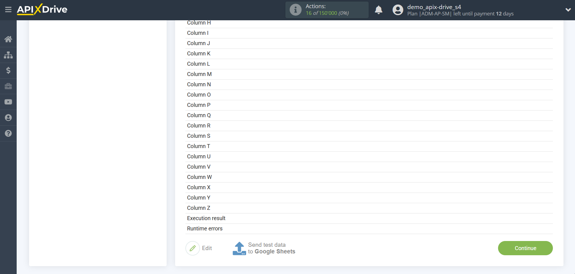 Setting up Gemini in Google Sheets | Test data