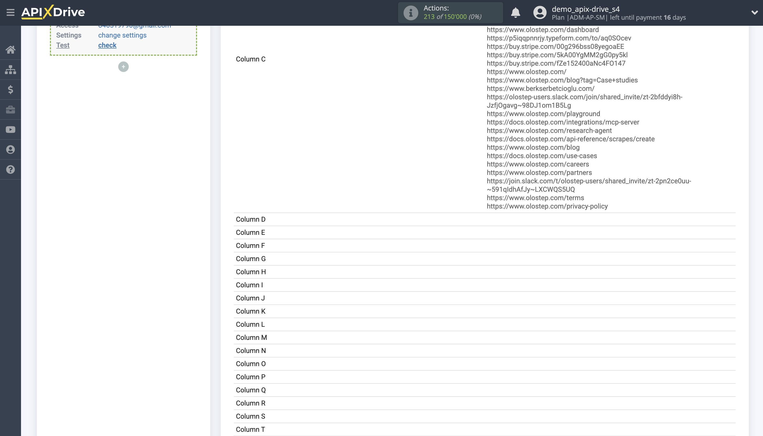 Setting up an Olostep Item Search in Google Sheets | Test data Setting up an Olostep Item Search in Google Sheets | Test data