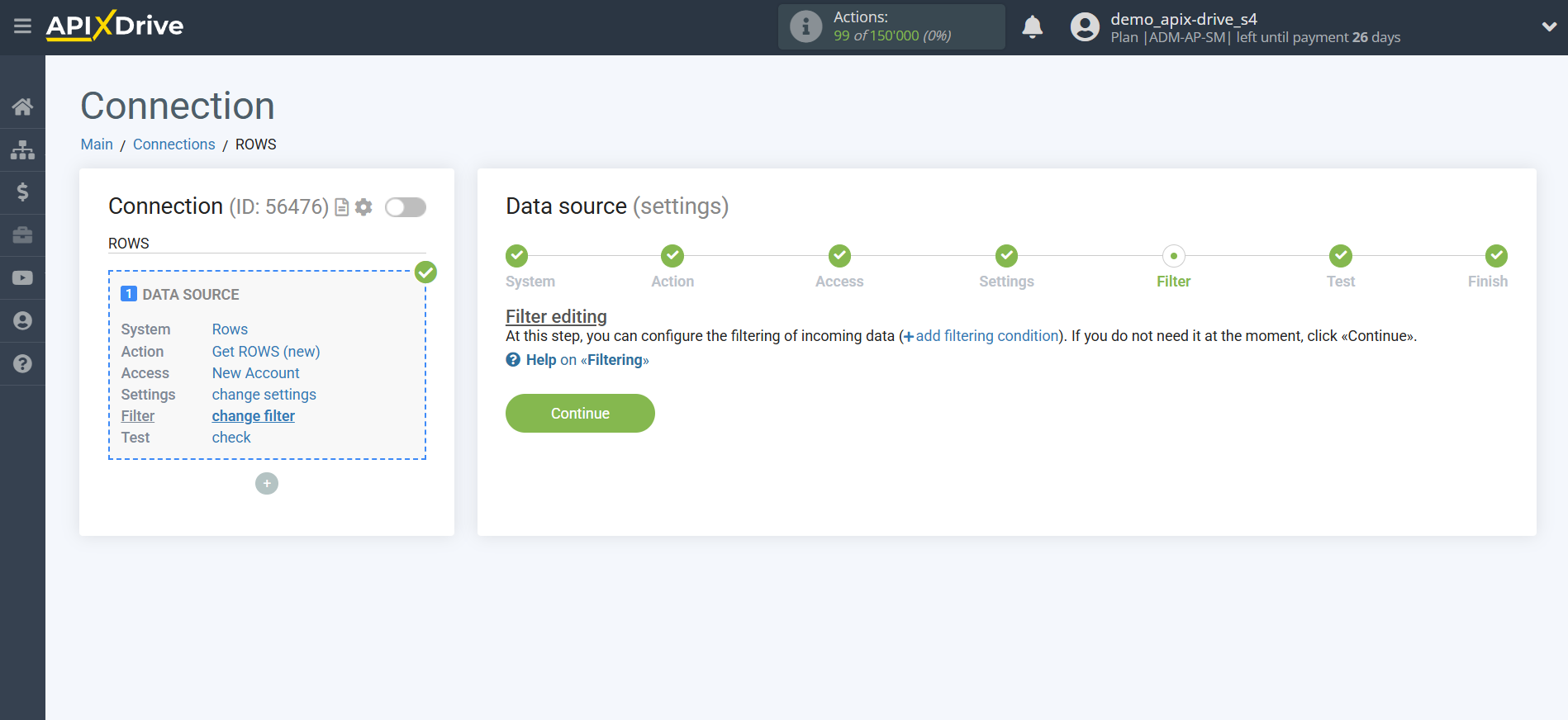 How to Connect Rows as Data Source | Data filter How to Connect Rows as Data Source | Data filter