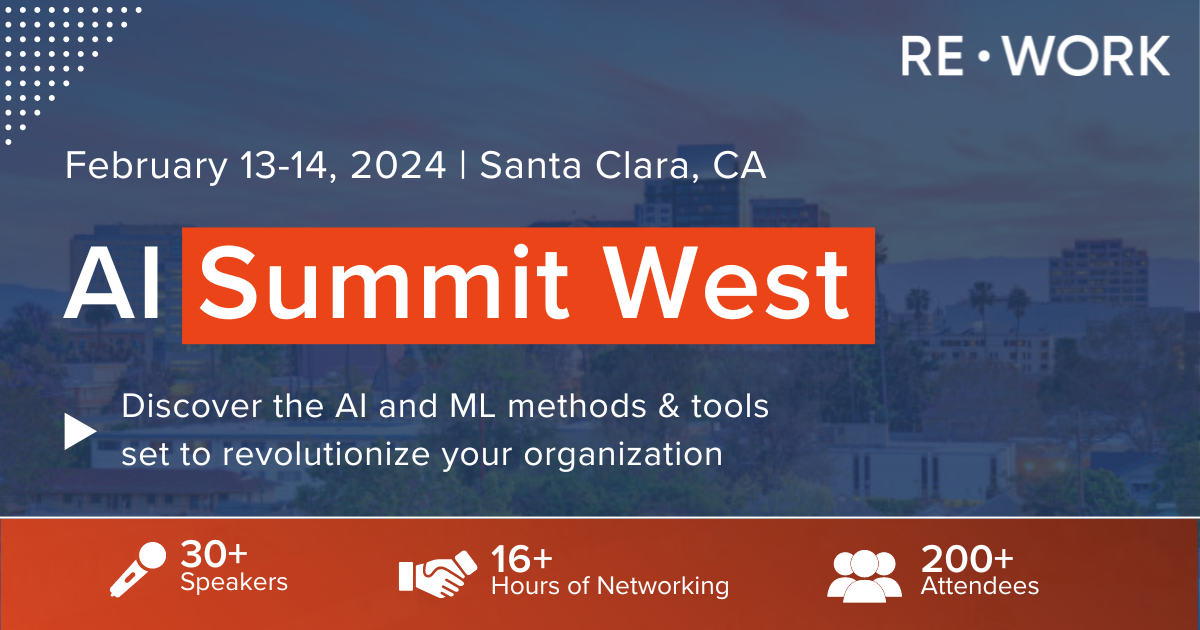 AI Summit West 2024 2in1 Summit includes access to both the Deep