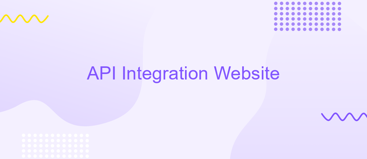 API Integration Website