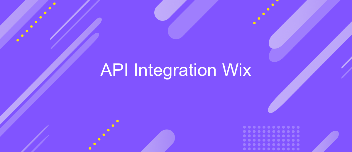 API Integration Wix