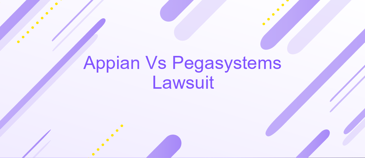 Appian Vs Pegasystems Lawsuit