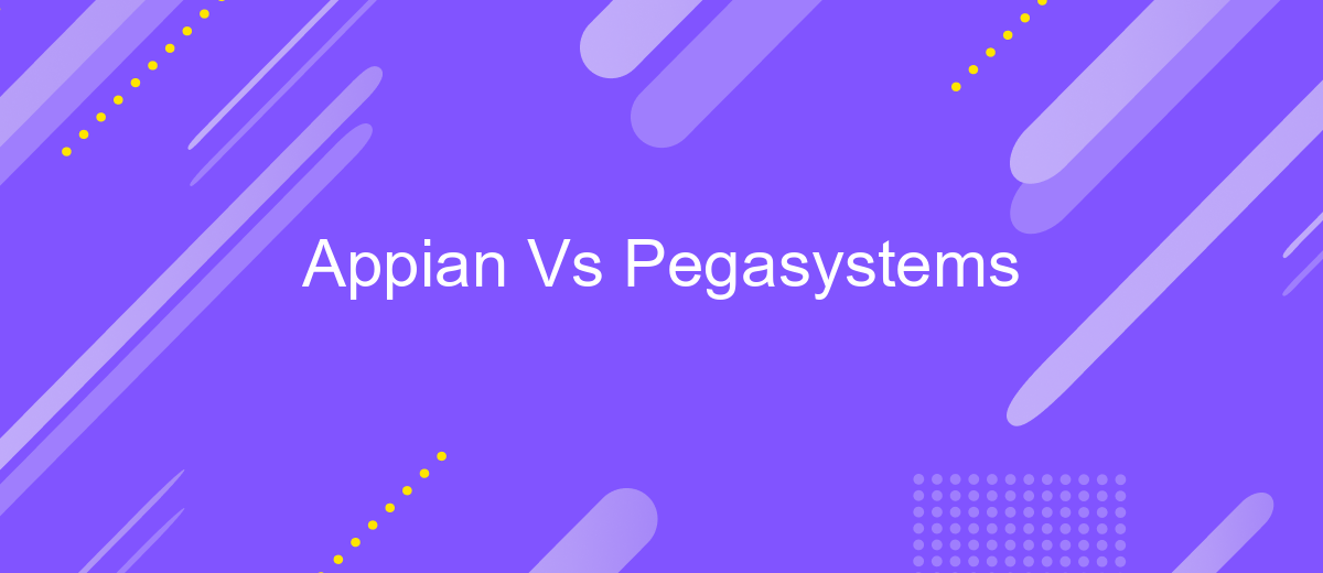 Appian Vs Pegasystems