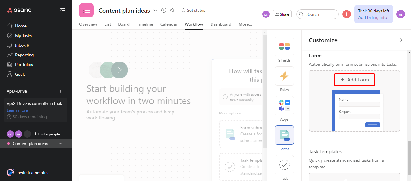 How to create Asana forms Stepbystep guide