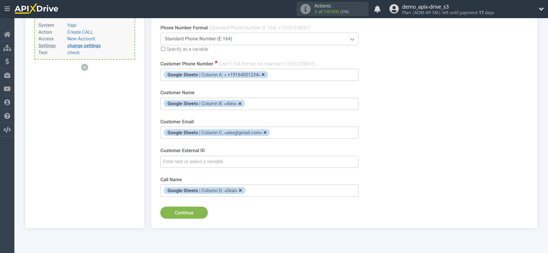 How to Connect Vapi as Data Destination | Assigning fields