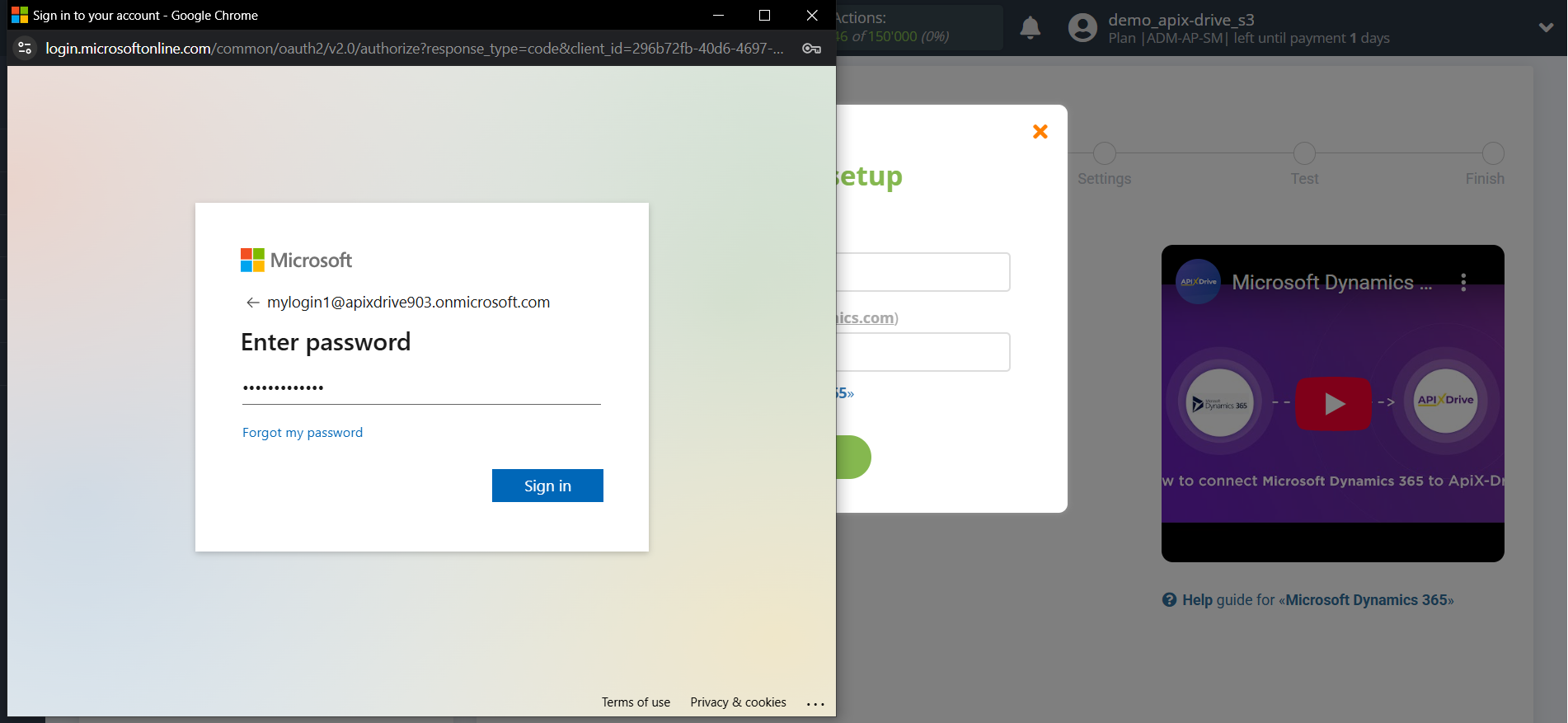 How to setup Microsoft Dynamics 365 Update Contact / Create Contact | Enter password How to setup Microsoft Dynamics 365 Update Contact / Create Contact | Enter password