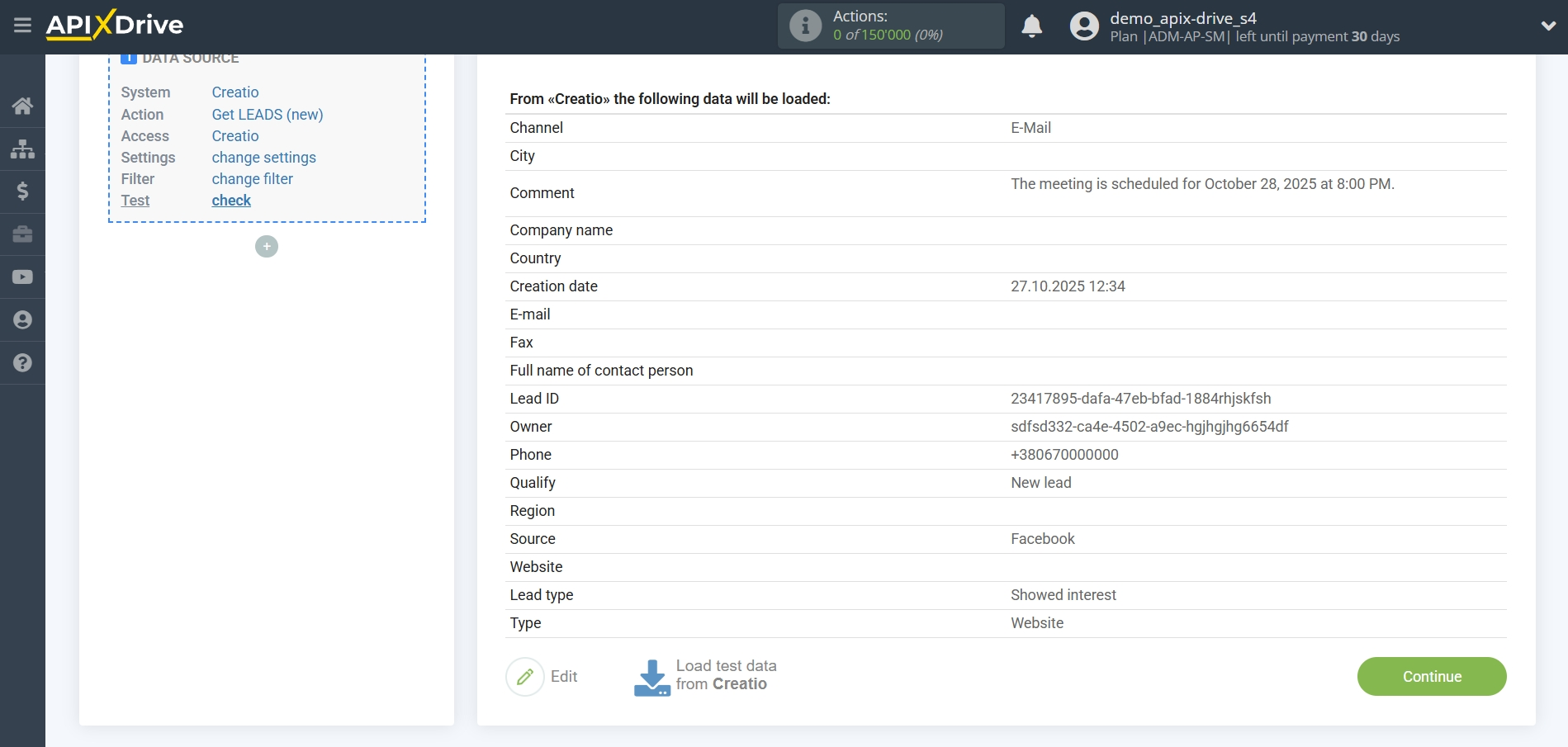 How to Connect Creatio  as Data Source | Data Test How to Connect Creatio  as Data Source | Data Test