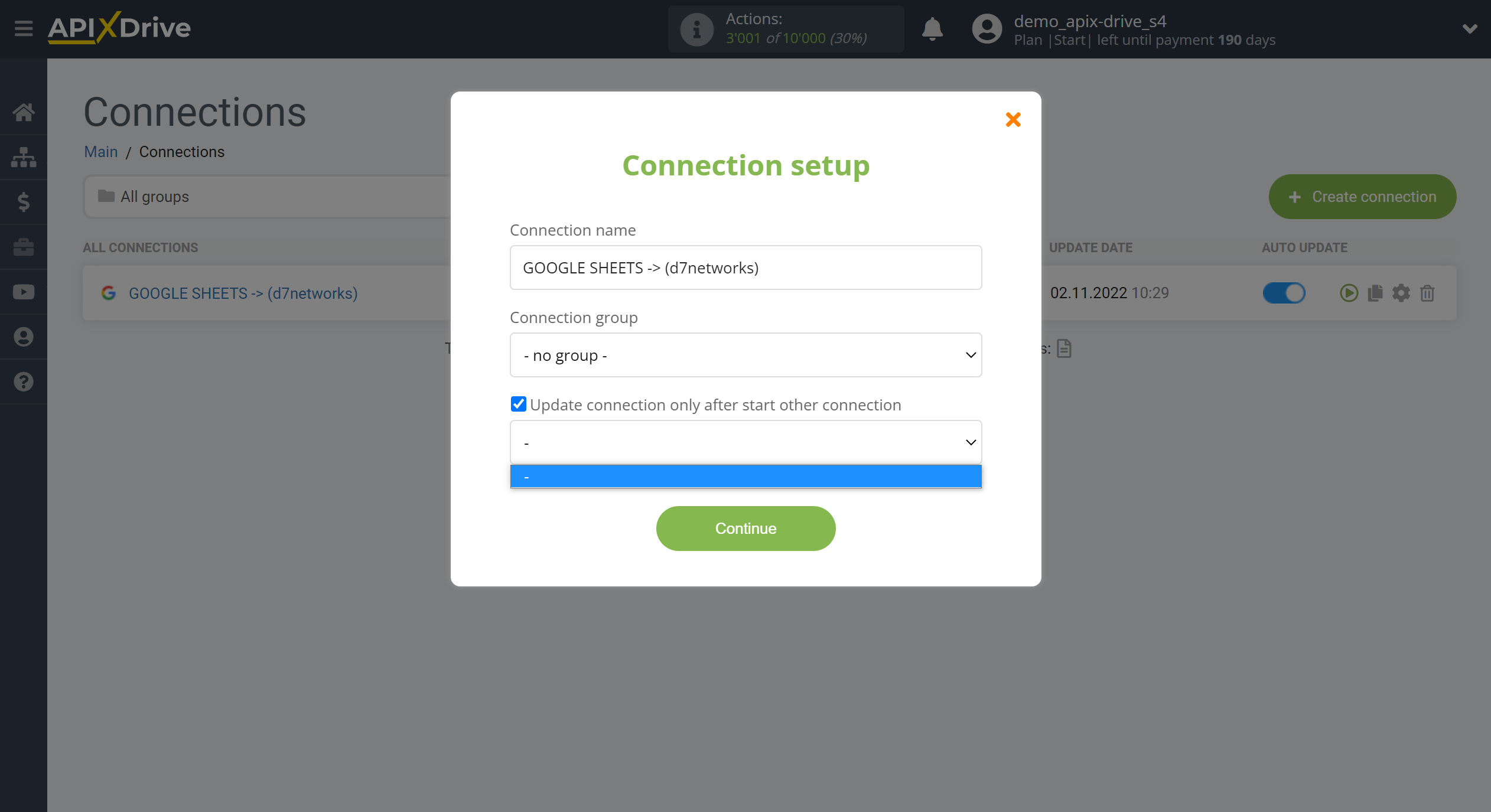 How to Connect D7 Networks as Data Destination | Update priority