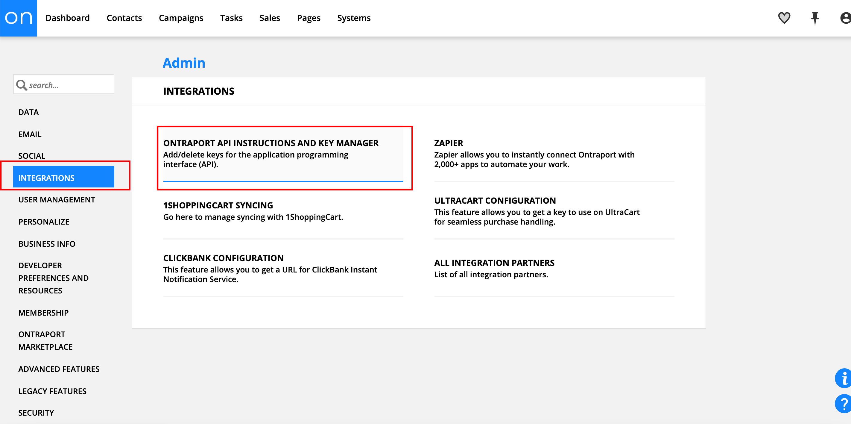 How to Connect Ontraport as Data Destination | Account connection