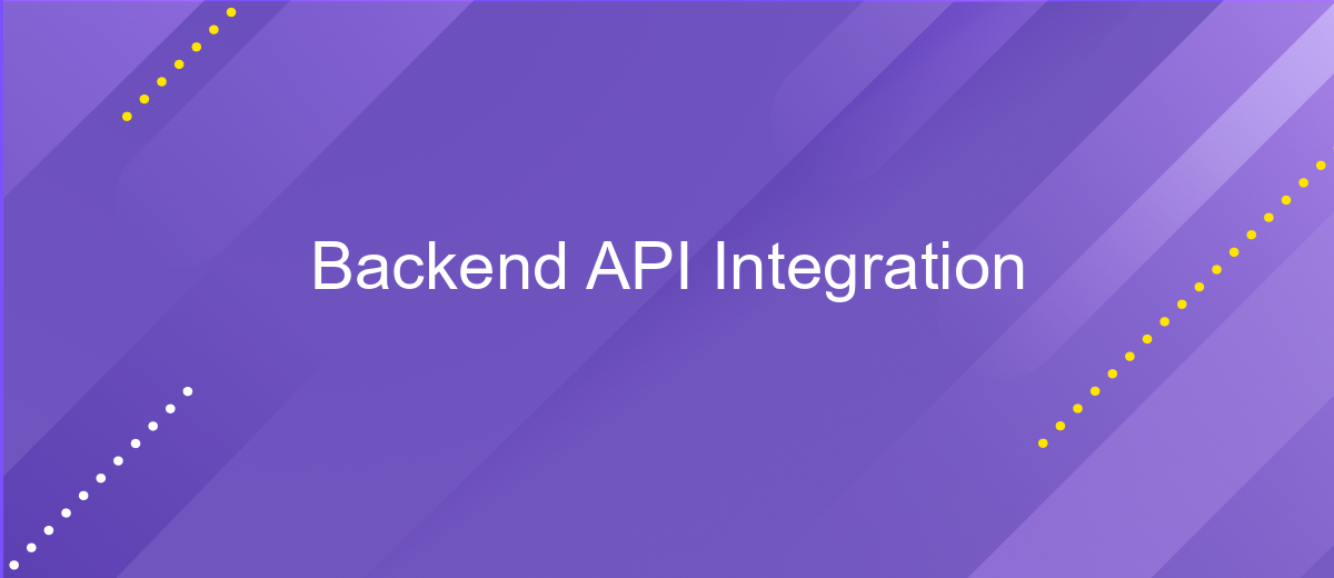 Backend API Integration