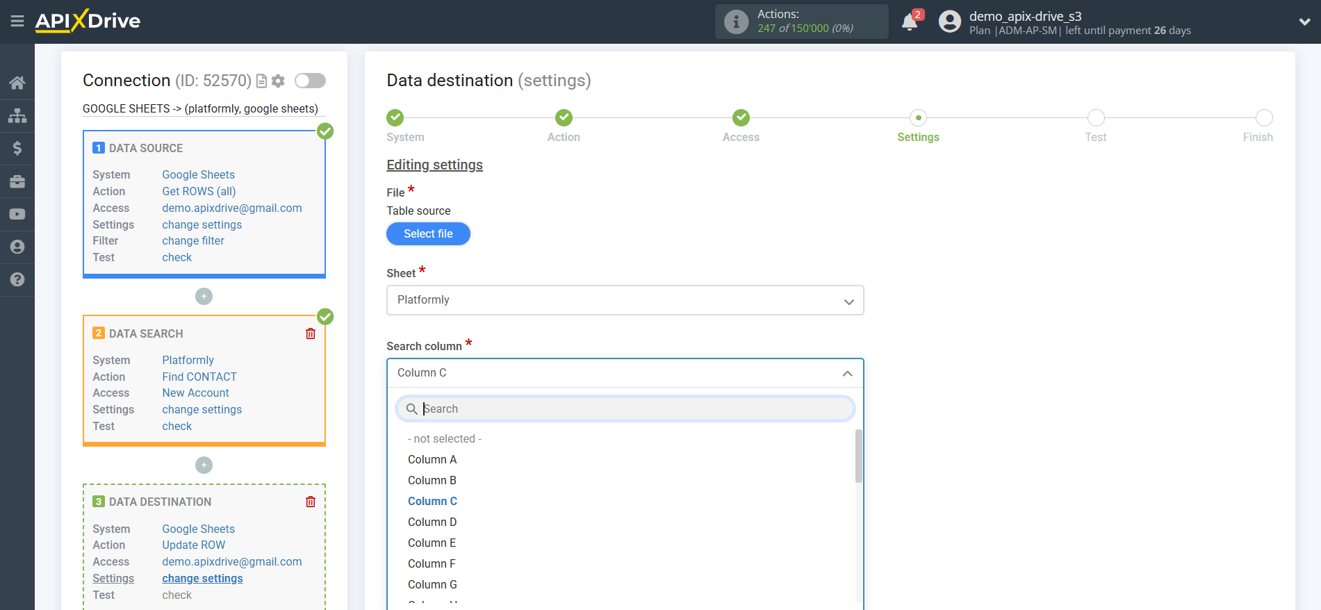 How to Connect Platformly as Data Search | Assigning fields How to Connect Platformly as Data Search | Assigning fields