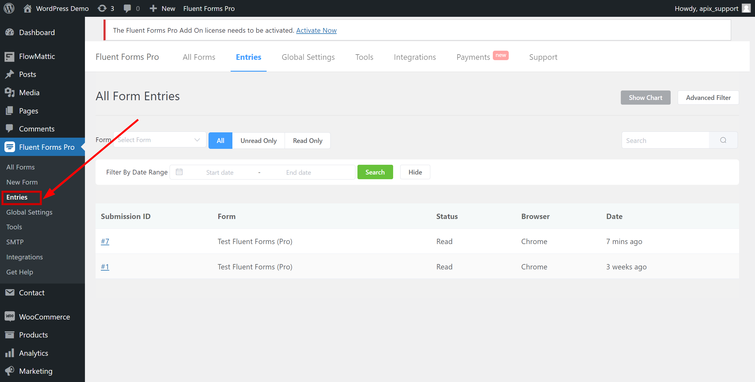 How to Connect Fluent Forms Pro as Data Source | Form test data generation