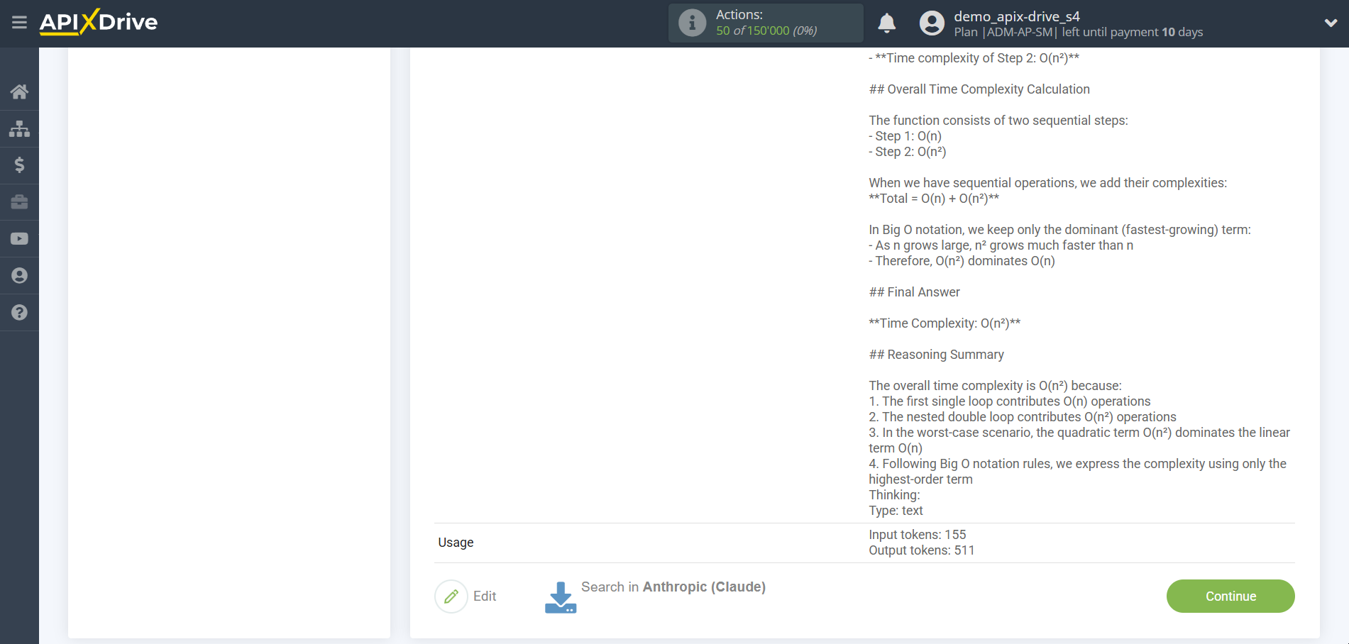 Setting up Anthropic in Google Sheets | Test data