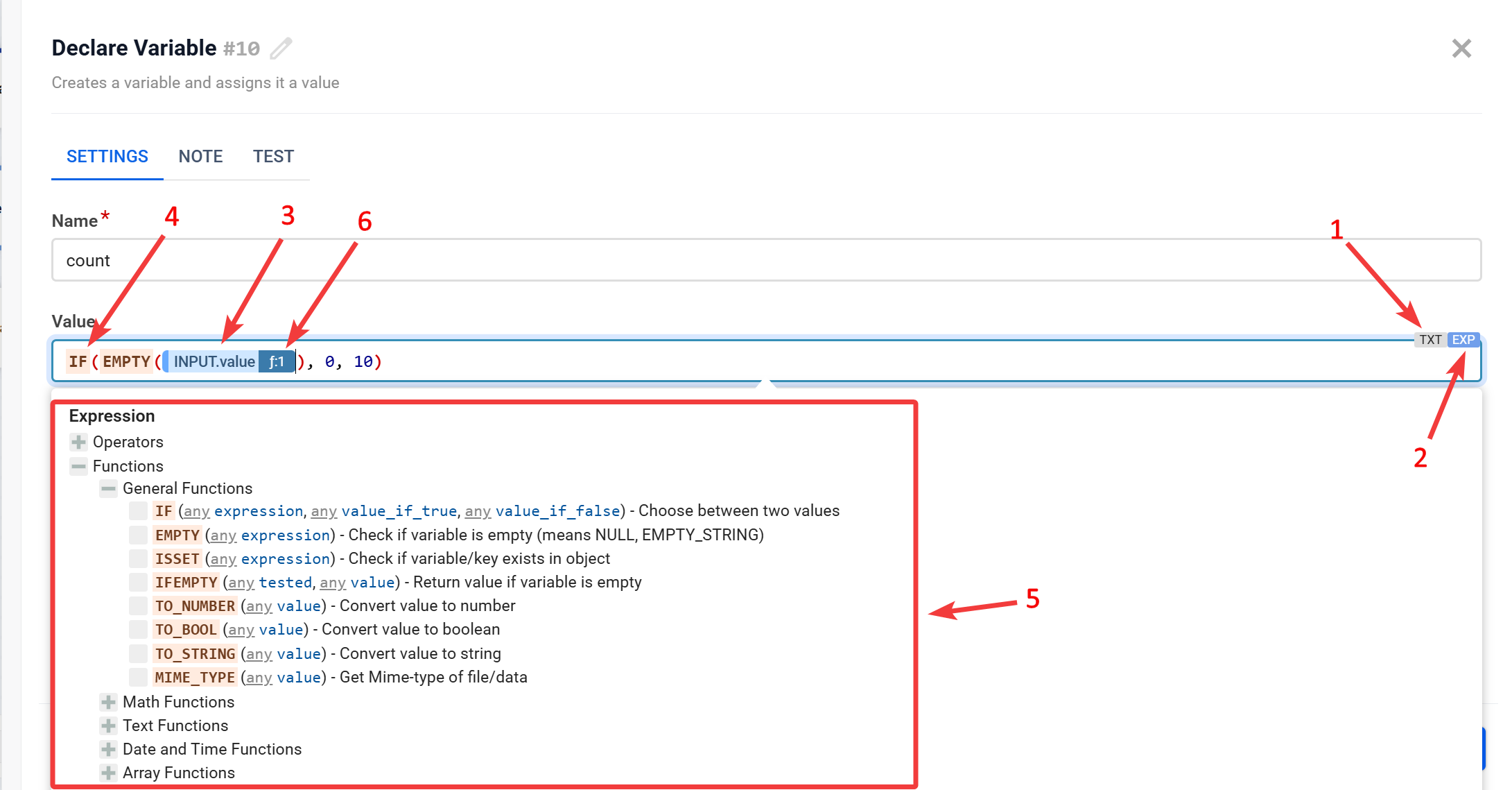 Declare Variable | Різниця TXT / EXP Declare Variable | Різниця TXT / EXP