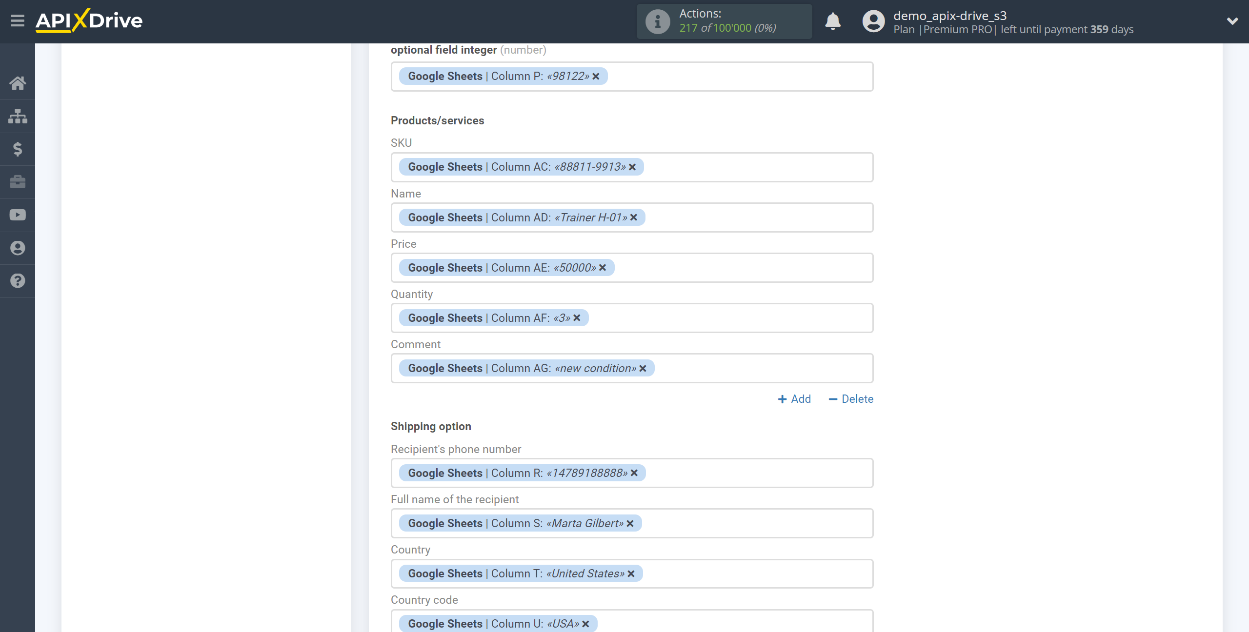 How to Connect KeyCRM as Data Destination | Assigning Fields