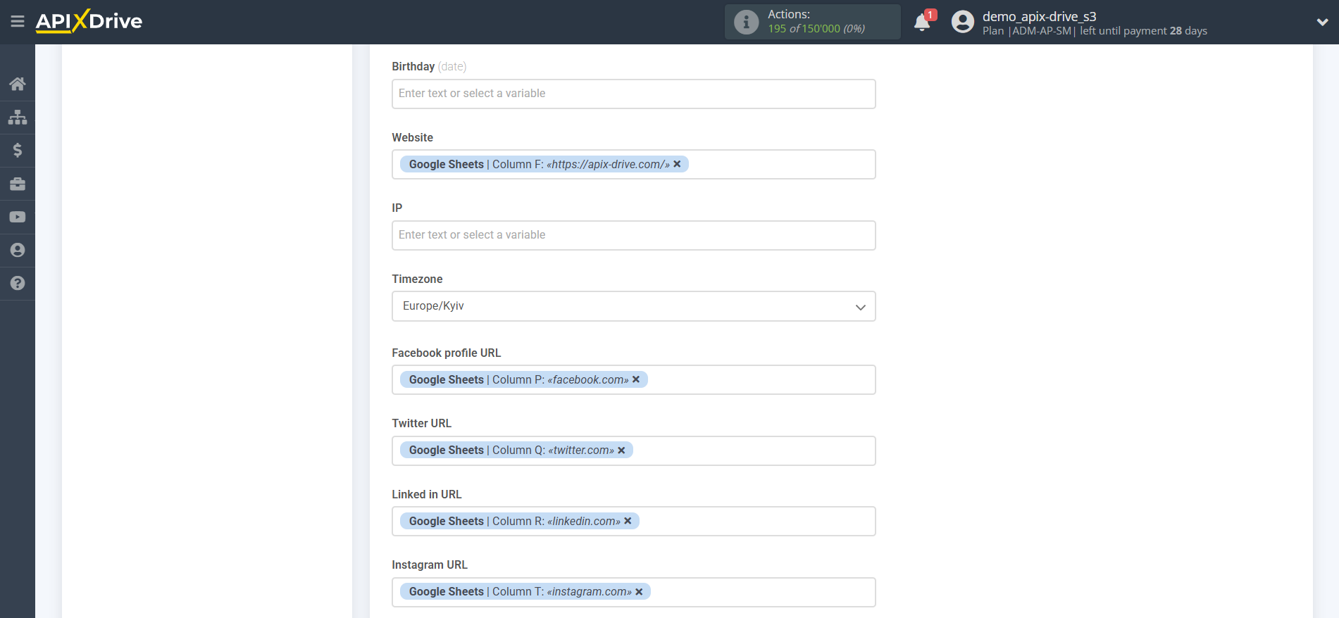 How to Connect Platformly as Data Destination | Assigning fields