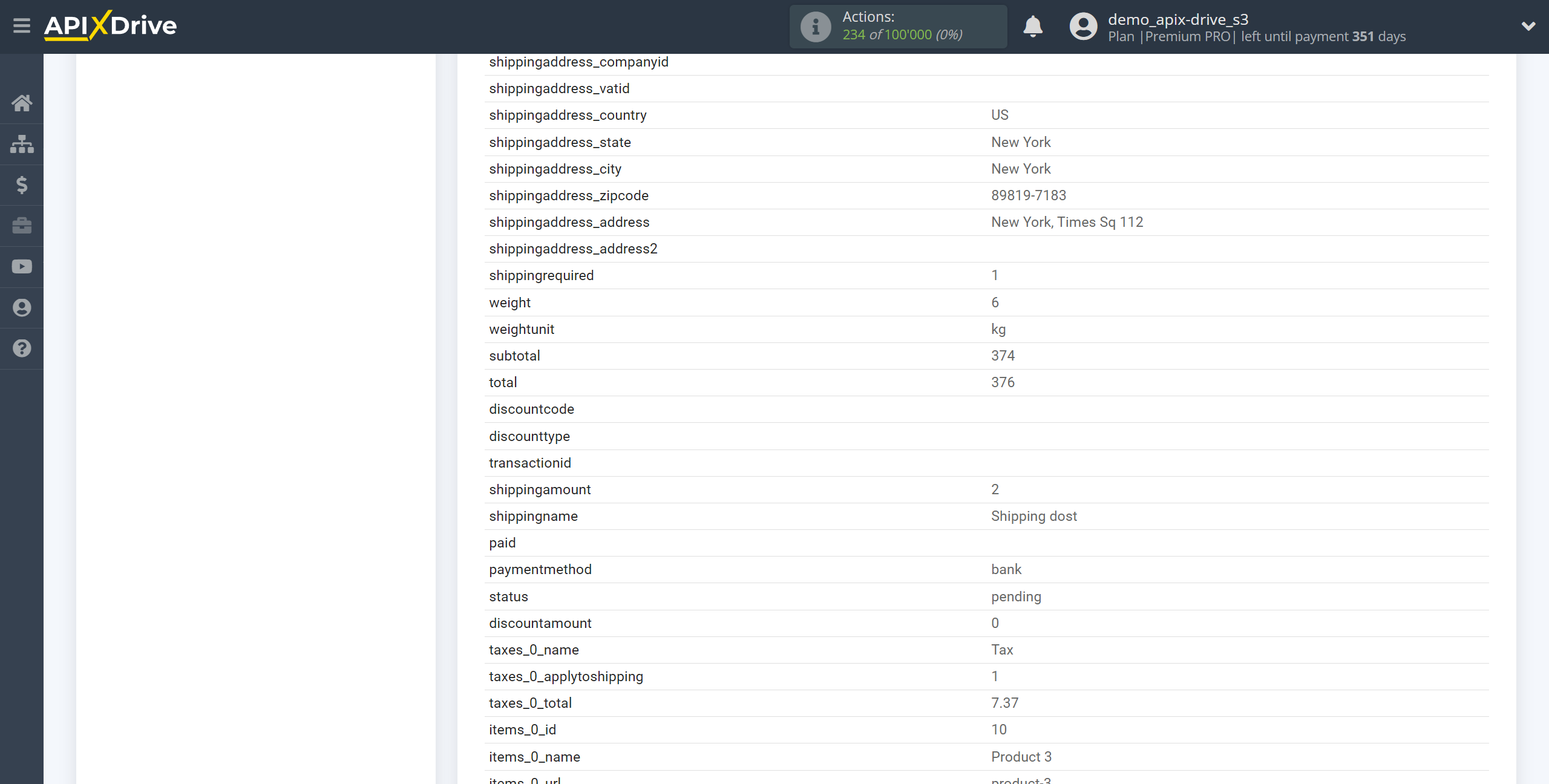 How to Connect Simvoly as Data Source | Test data