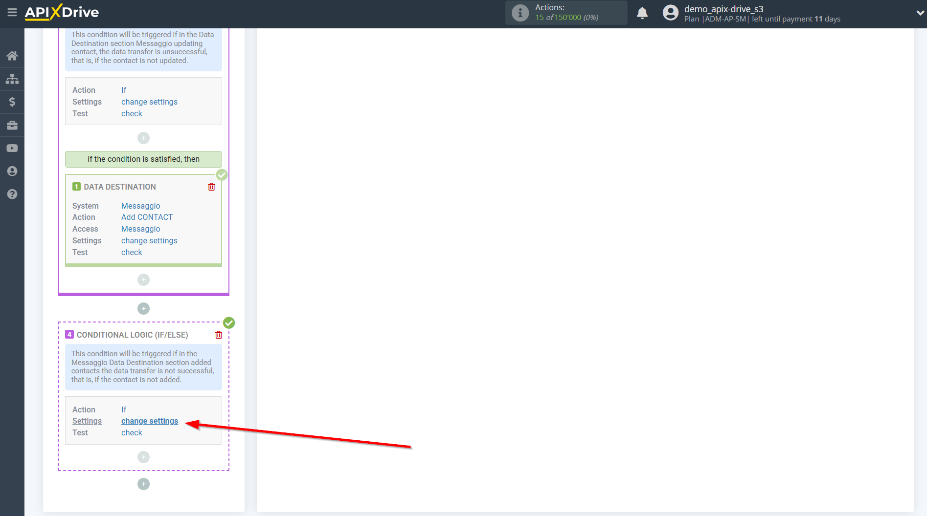 How to setup Messaggio Update Contact / Add Contact | Assigning Fields