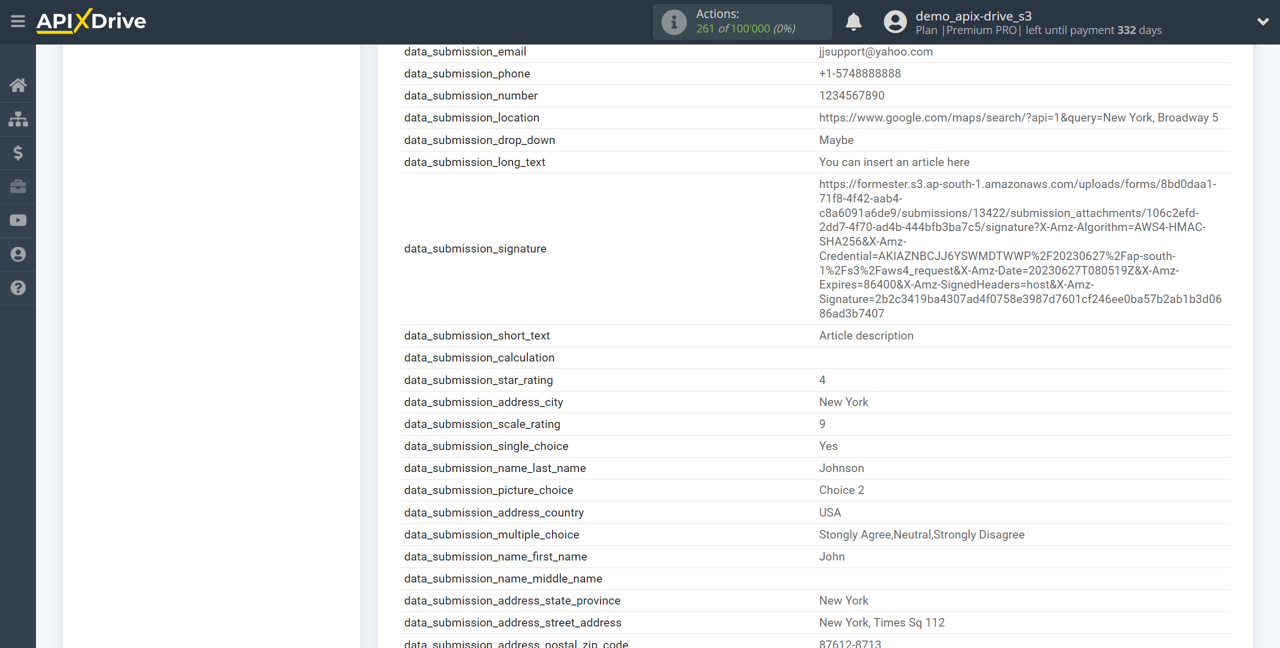 How to Connect Formester as Data Source | Test data