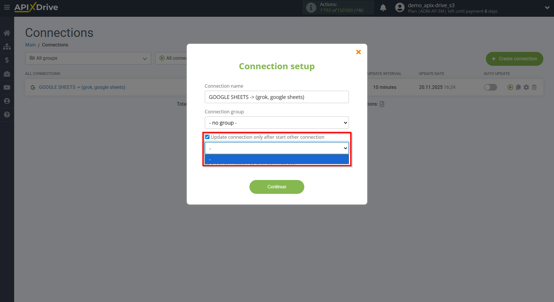 Setting up Grok in Google Sheets | Update priority
