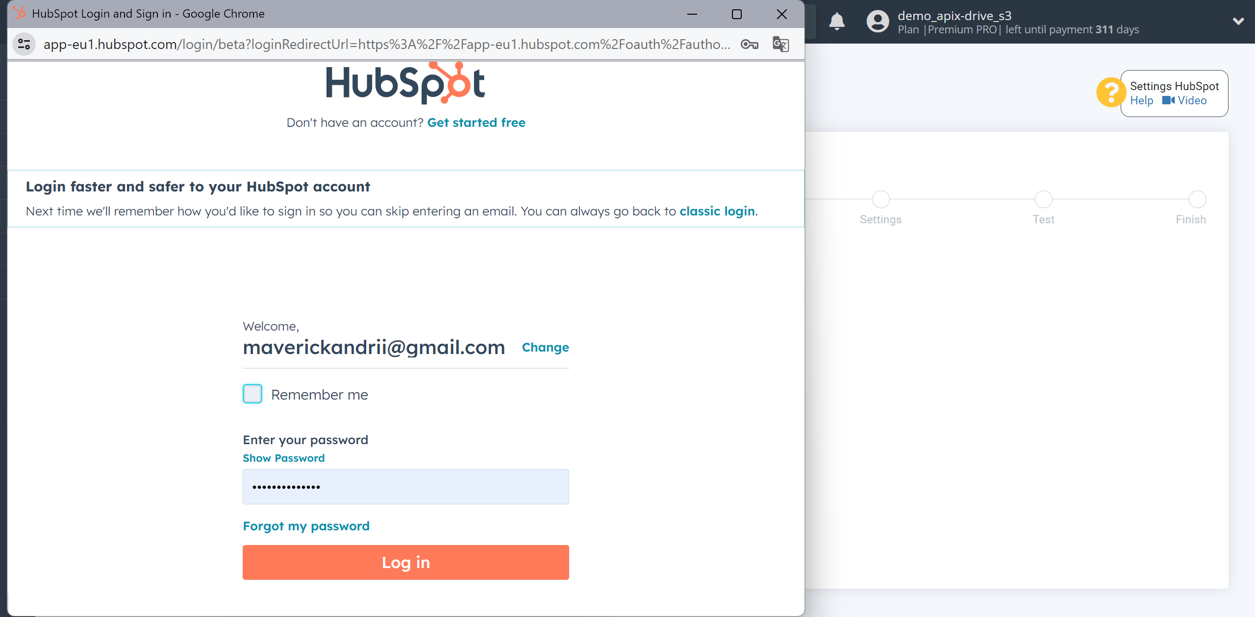 How to setup HubSpot Update Deal / Create Deal | Account conection