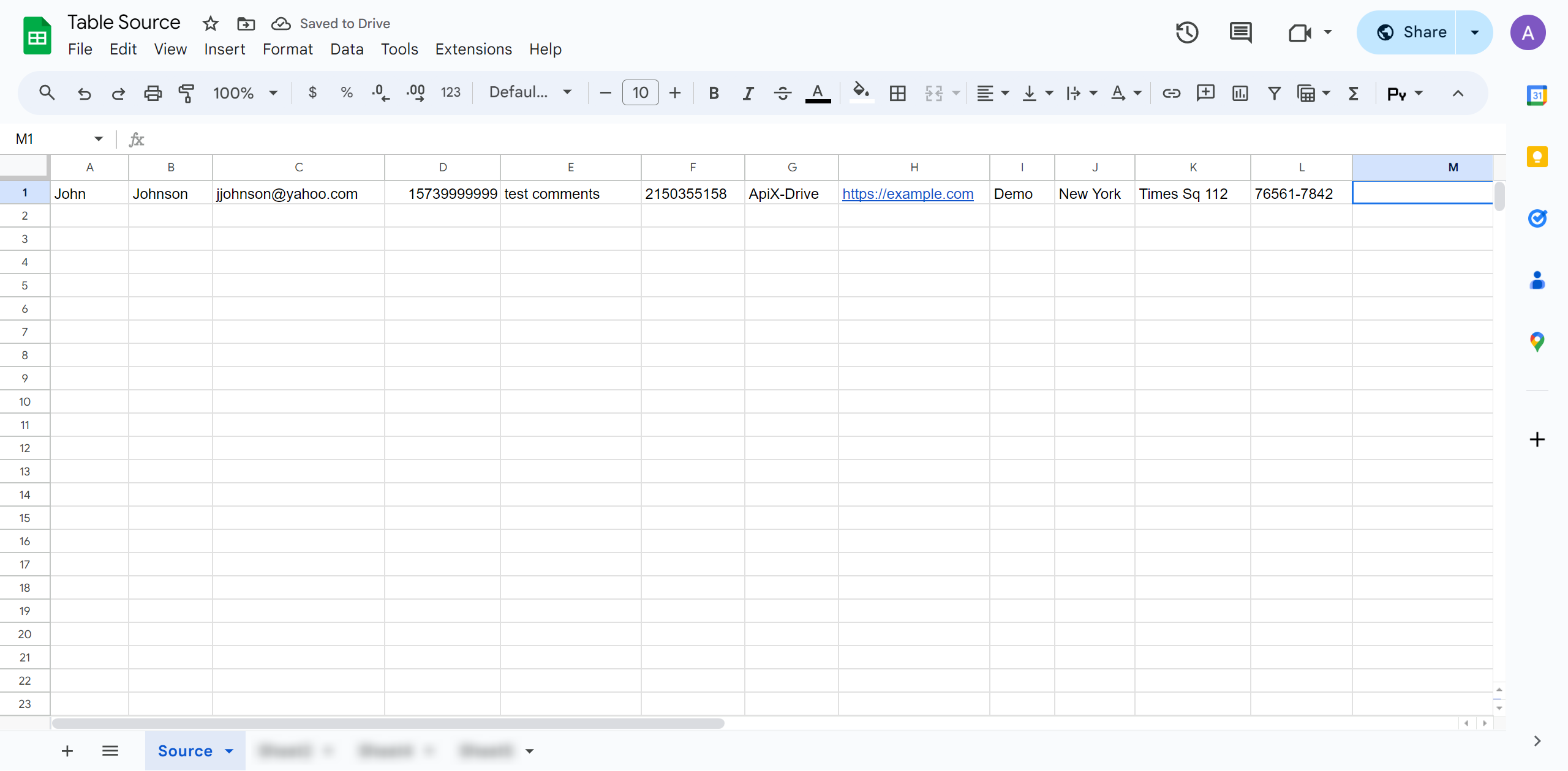 How to setup HelpCrunch Update Contact / Create Contact | Test data in Google Sheets