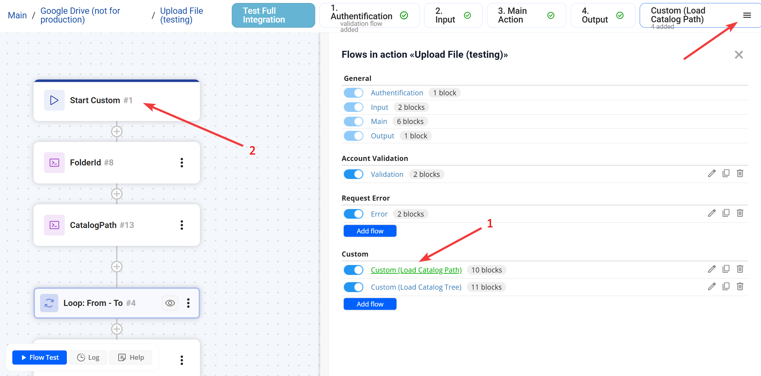 Run Custom Flow | Додавання аргументів