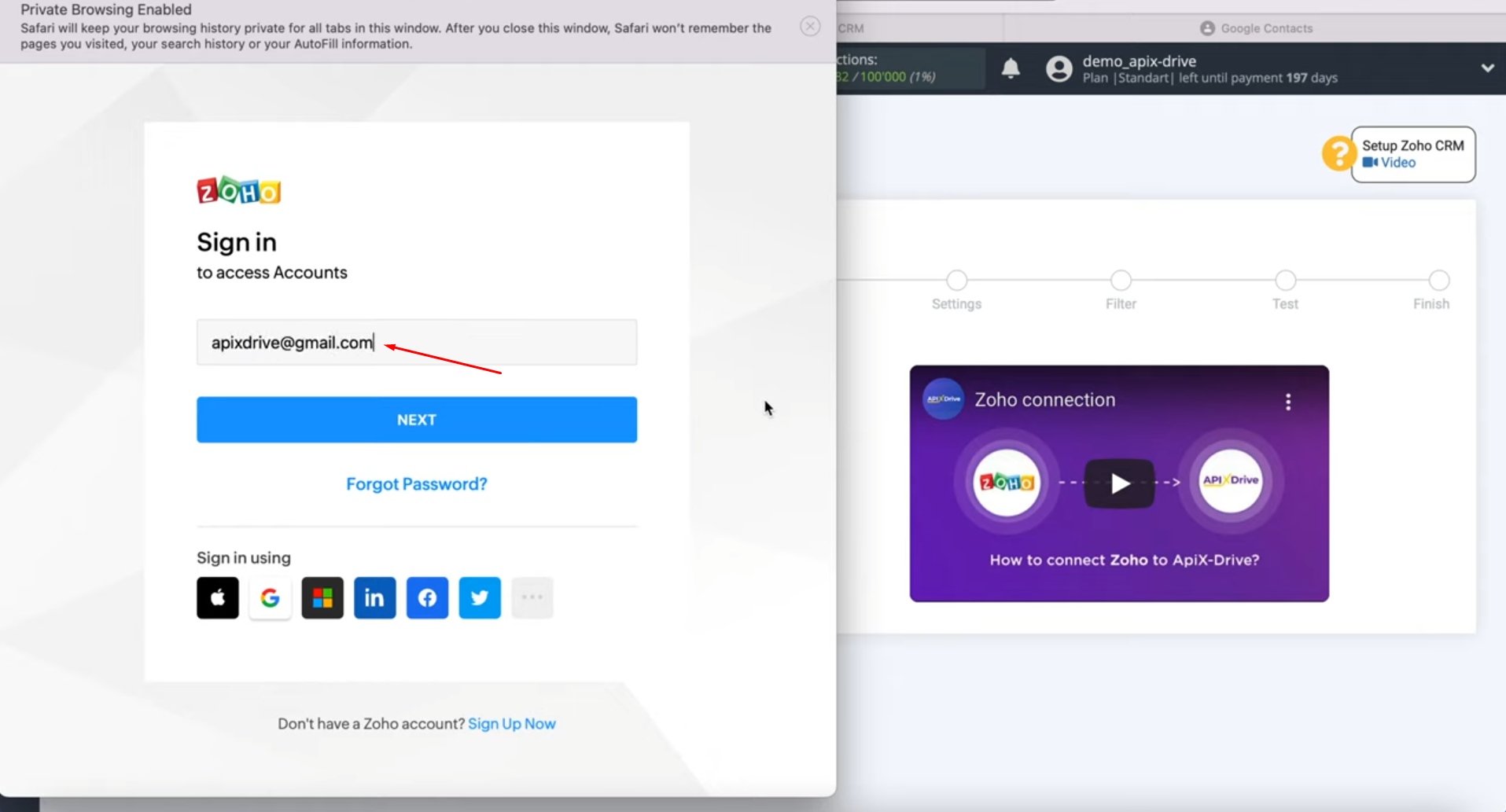 Step-by-step Instructions for Setting up Zoho CRM and Google Contacts ...