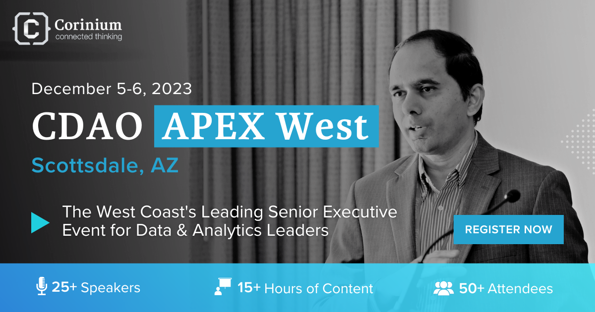 Chief Data & Analytics Officer, APEX West 2023