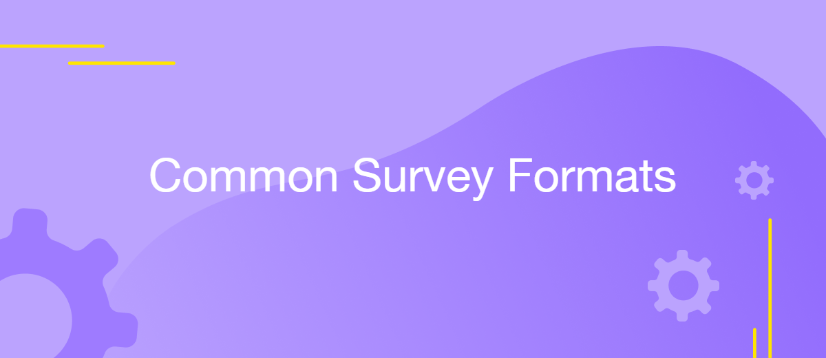 Common Survey Formats You Can Create Using Web Forms