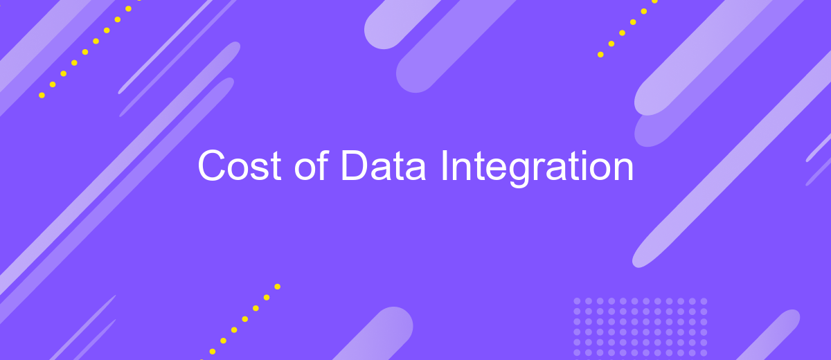 Cost of Data Integration