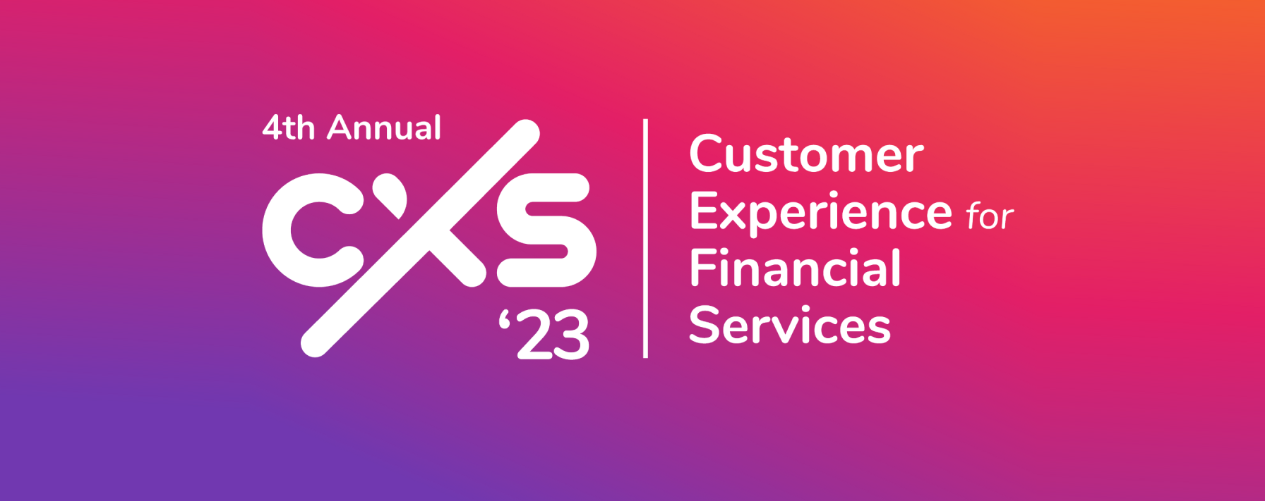 Customer Experience for Financial Services Summit