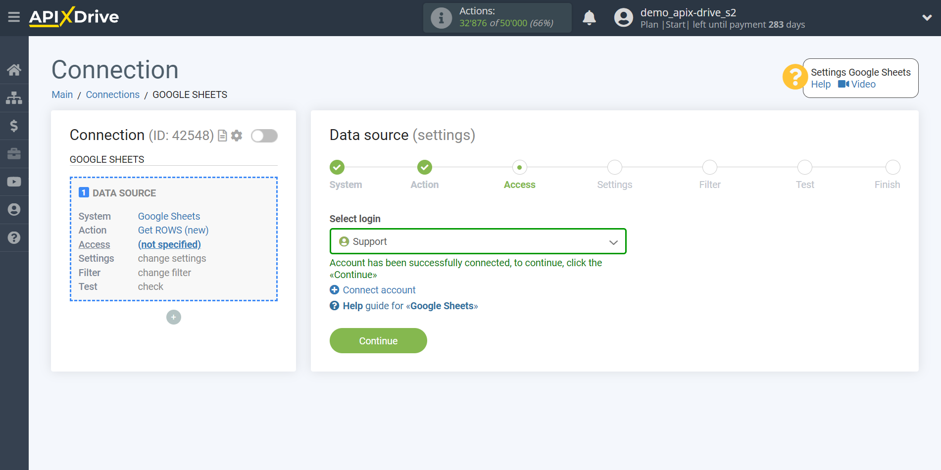 Setting up extracting keywords with OpenAI (ChatGPT) | Account selection