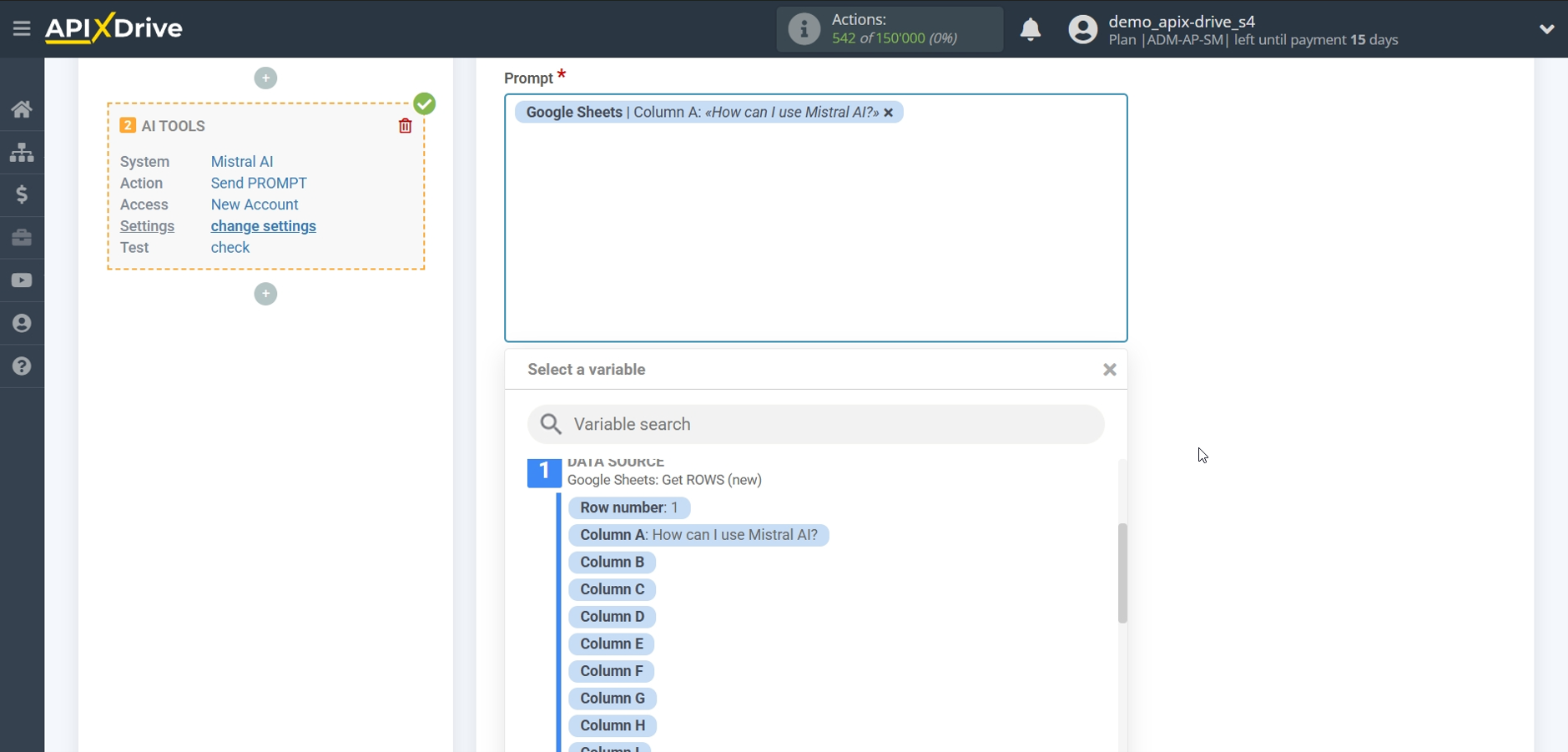 Setting up Mistral AI in Google Sheets | Setting up Mistral AI