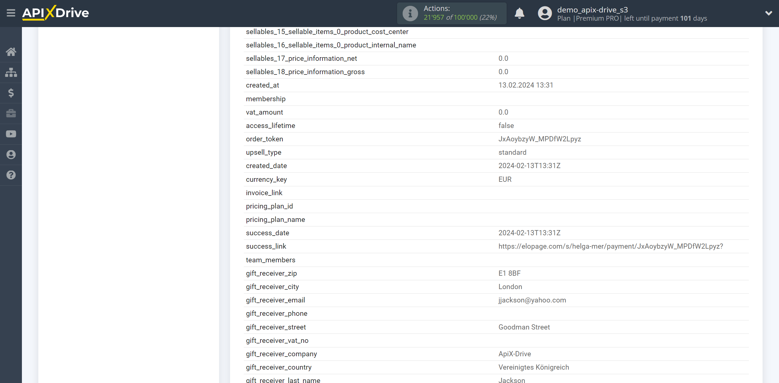 How to Connect Elopage as Data Source | Test data