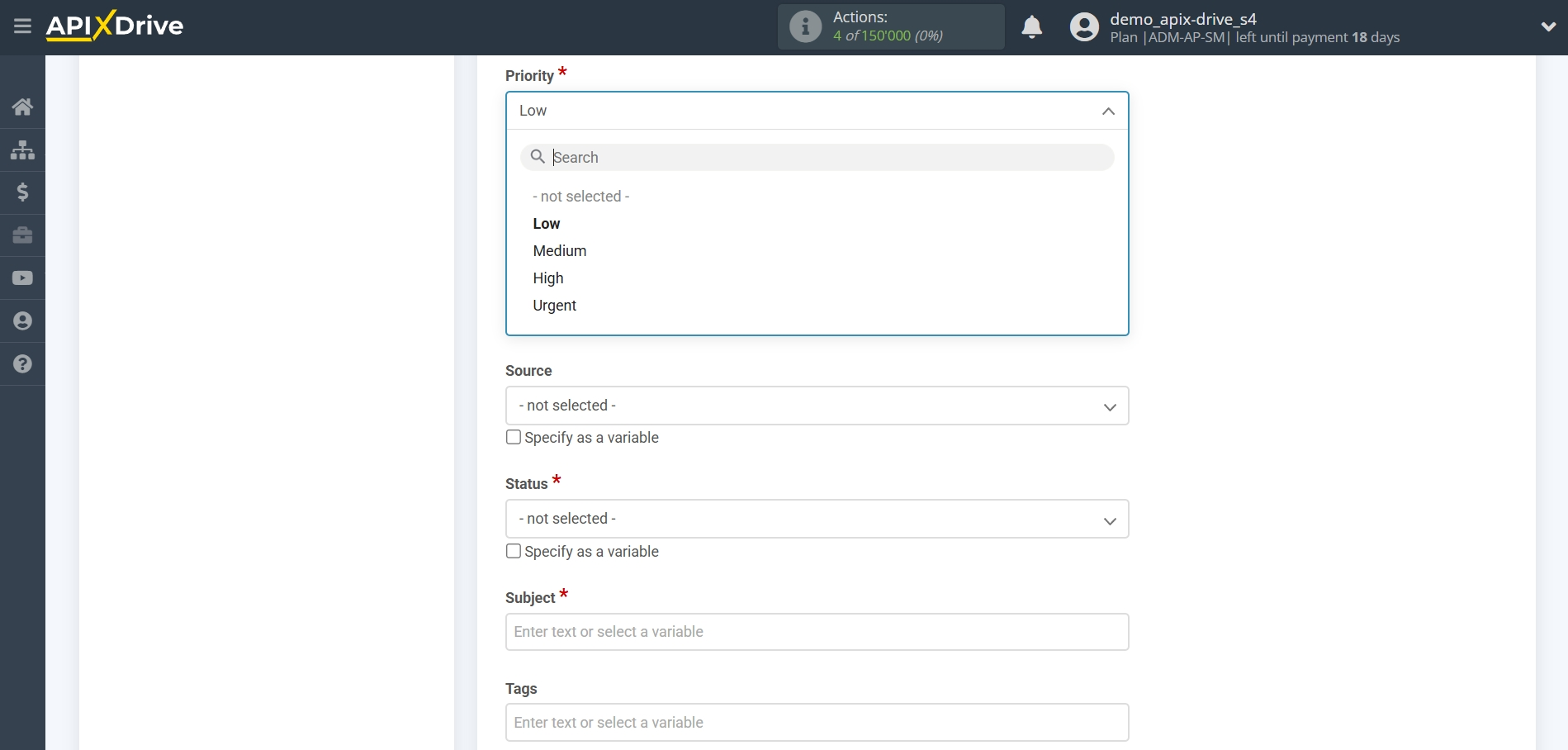 How to setup Freshdesk  Update Ticket / Create Ticket | Assigning Fields