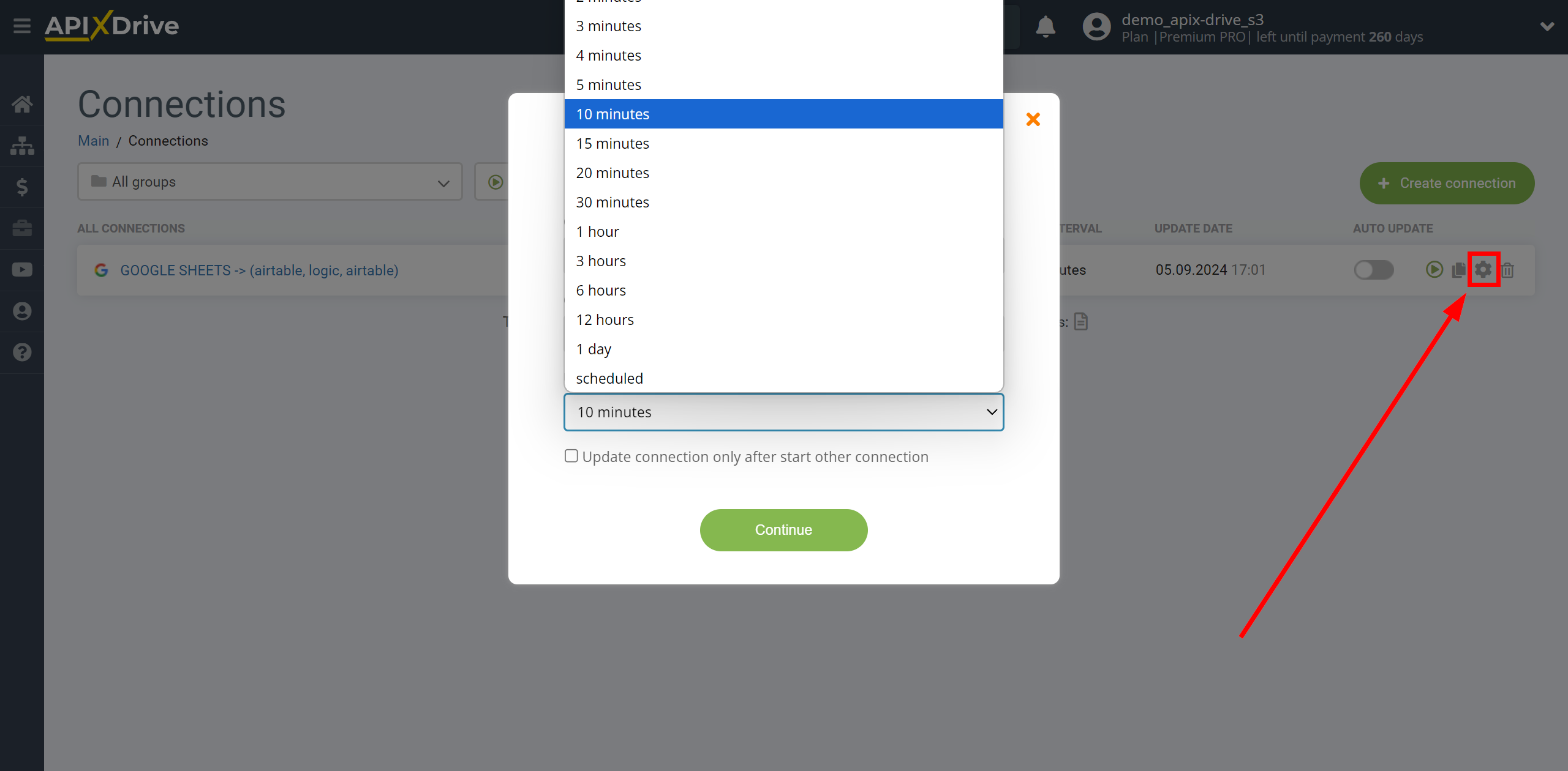 How to setup AirTable Update Row / Add Row | Update interval