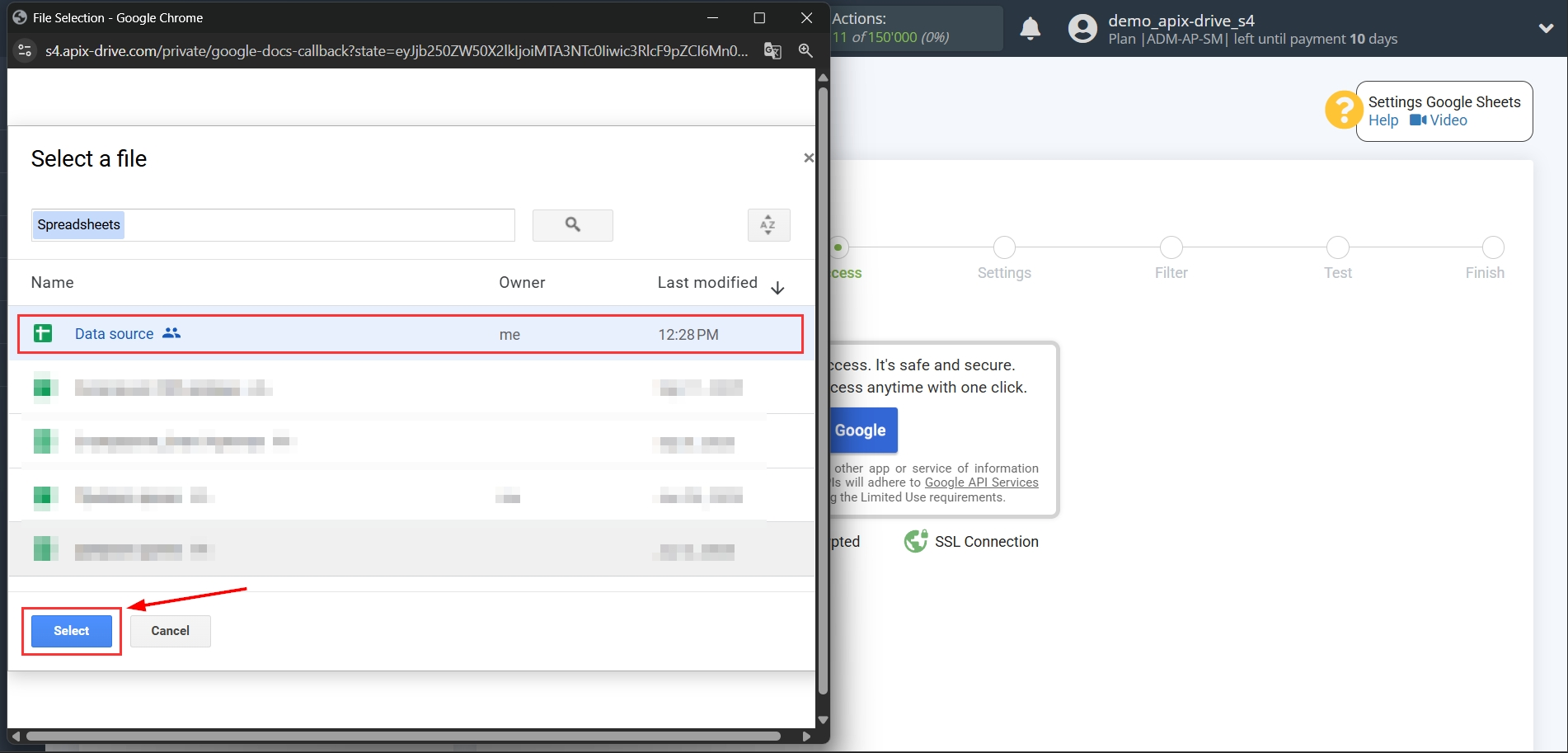 How to setup&nbsp;Freshworks Update Deal / Create Deal | Table selection