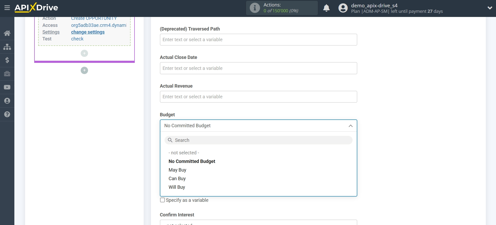 How to setup Microsoft Dynamics 365 Update Opportunity / Create Opportunity | Assigning Fields How to setup Microsoft Dynamics 365 Update Opportunity / Create Opportunity | Assigning Fields