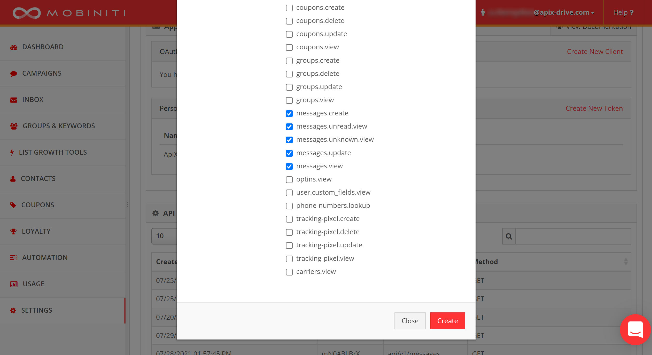 How to Connect Mobiniti  as Data Destination | Account connection