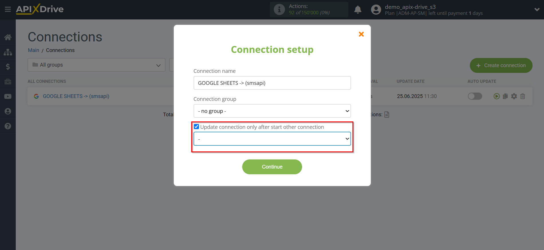 How to Connect SMSAPI as Data Destination | Update Priority How to Connect SMSAPI as Data Destination | Update Priority