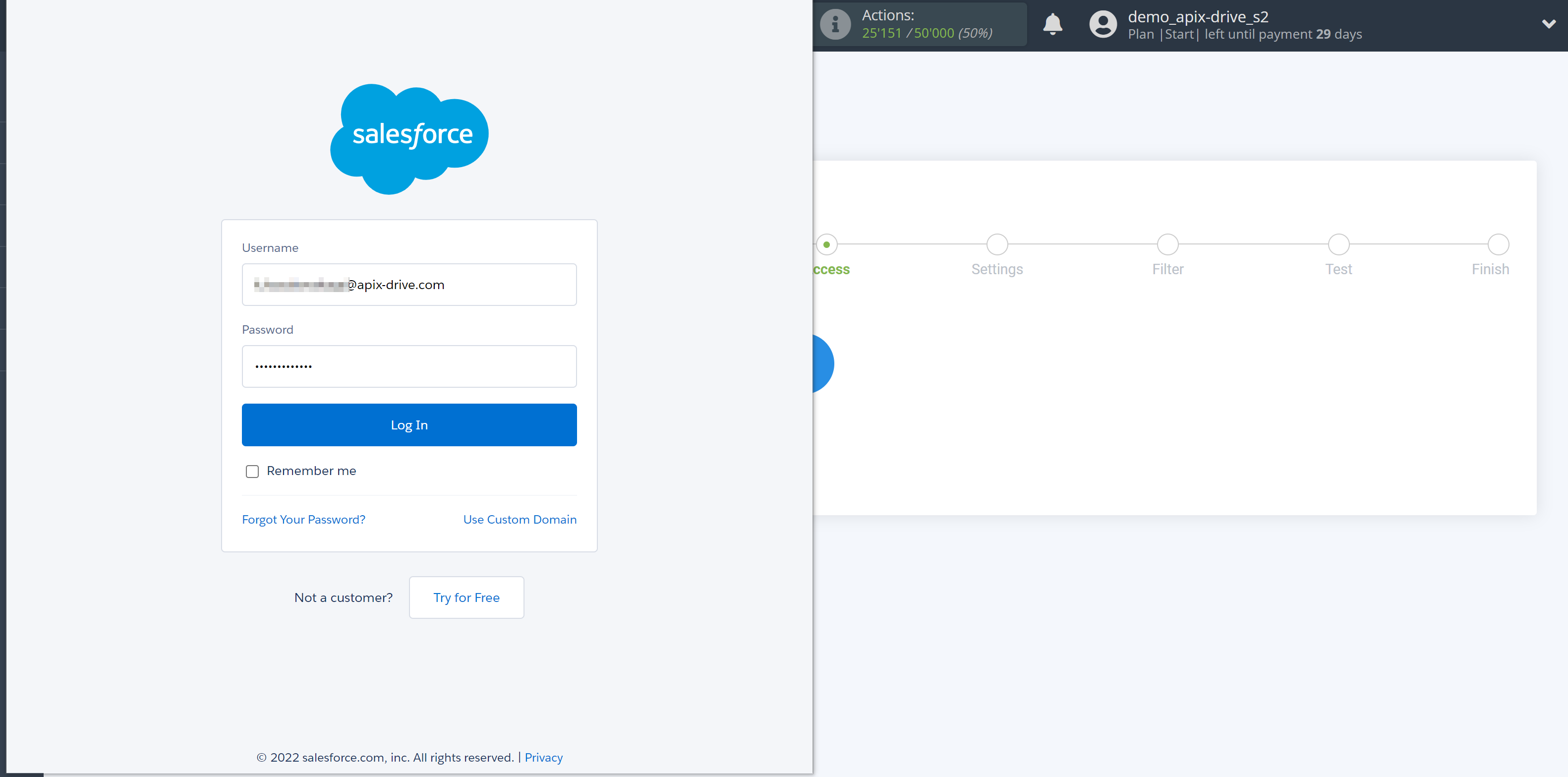 How to Connect Salesforce CRM as Data Source | Authorization
