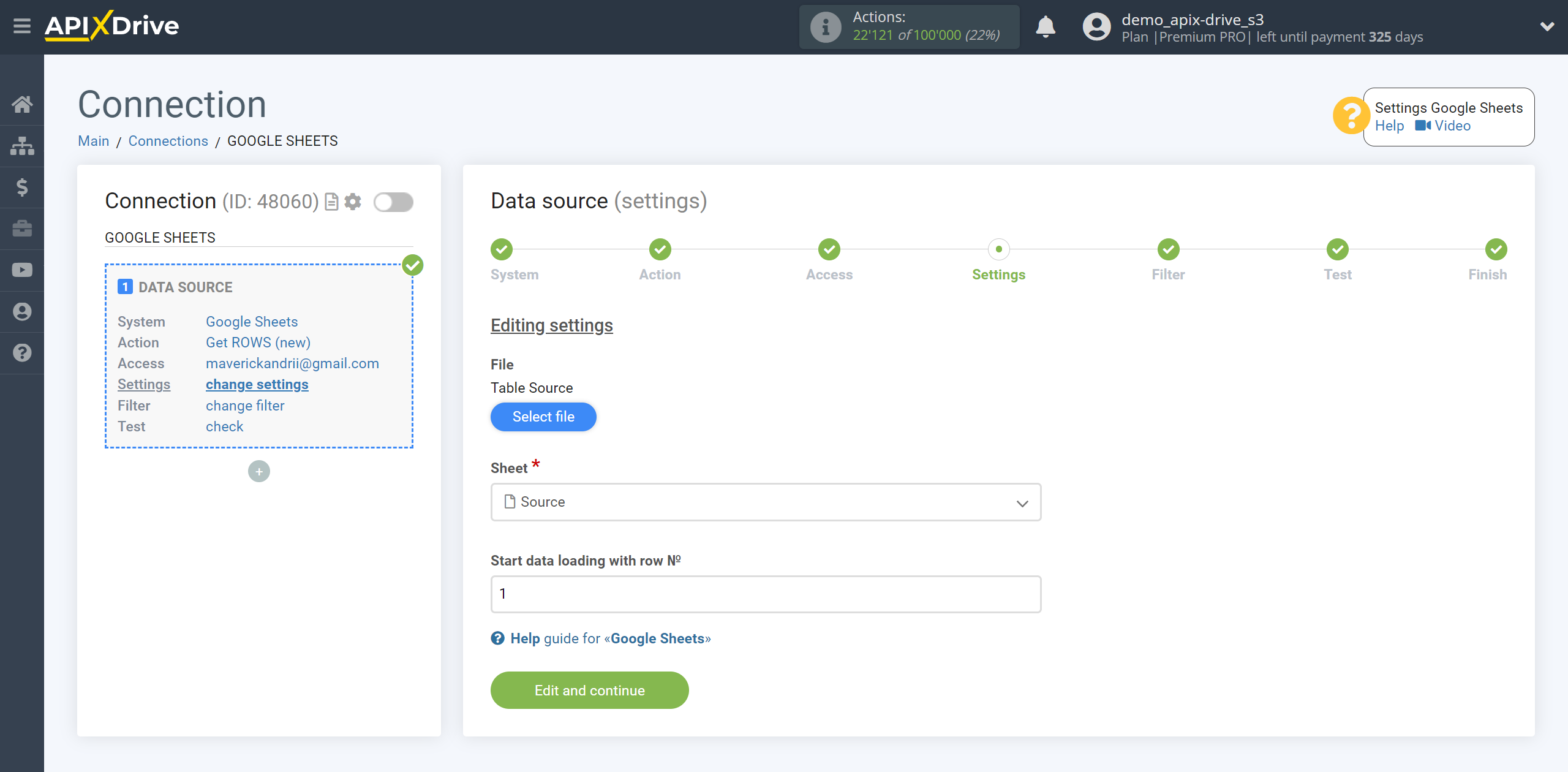 How to setup AgileCRM Update Deal / Create Deal | Selecting a table and data sheet