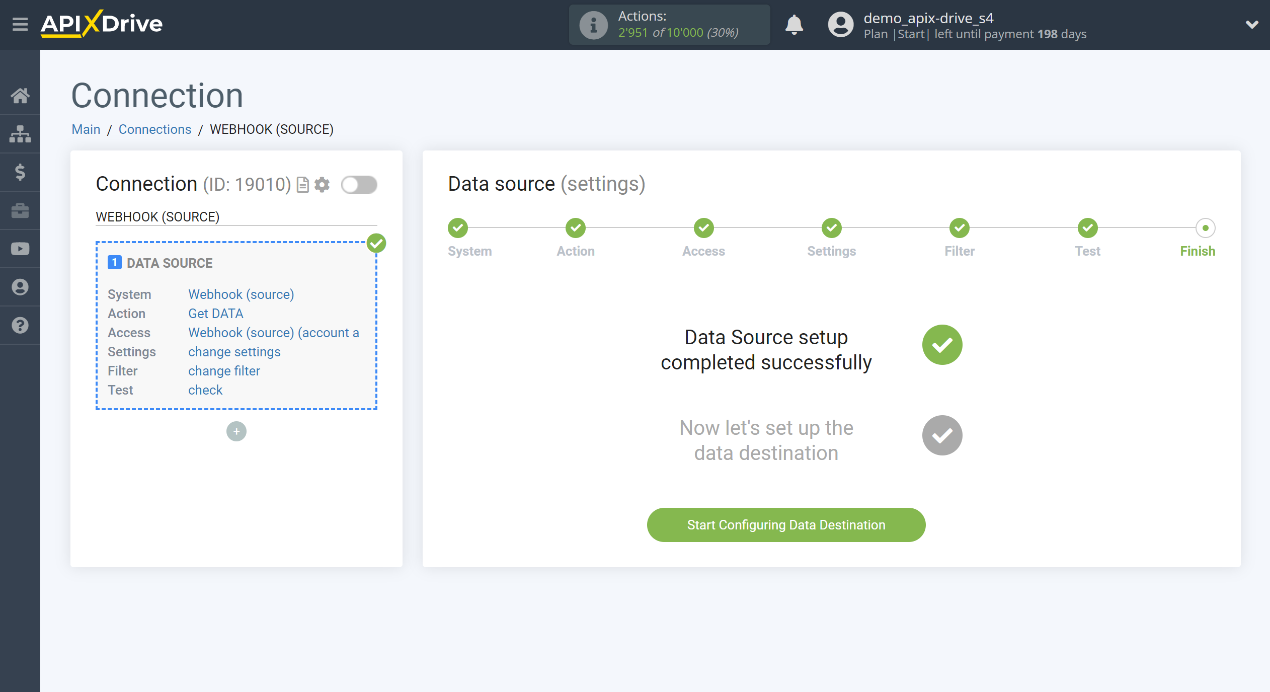 How to Connect Webhooks as Data Source | Setup Data Destination system