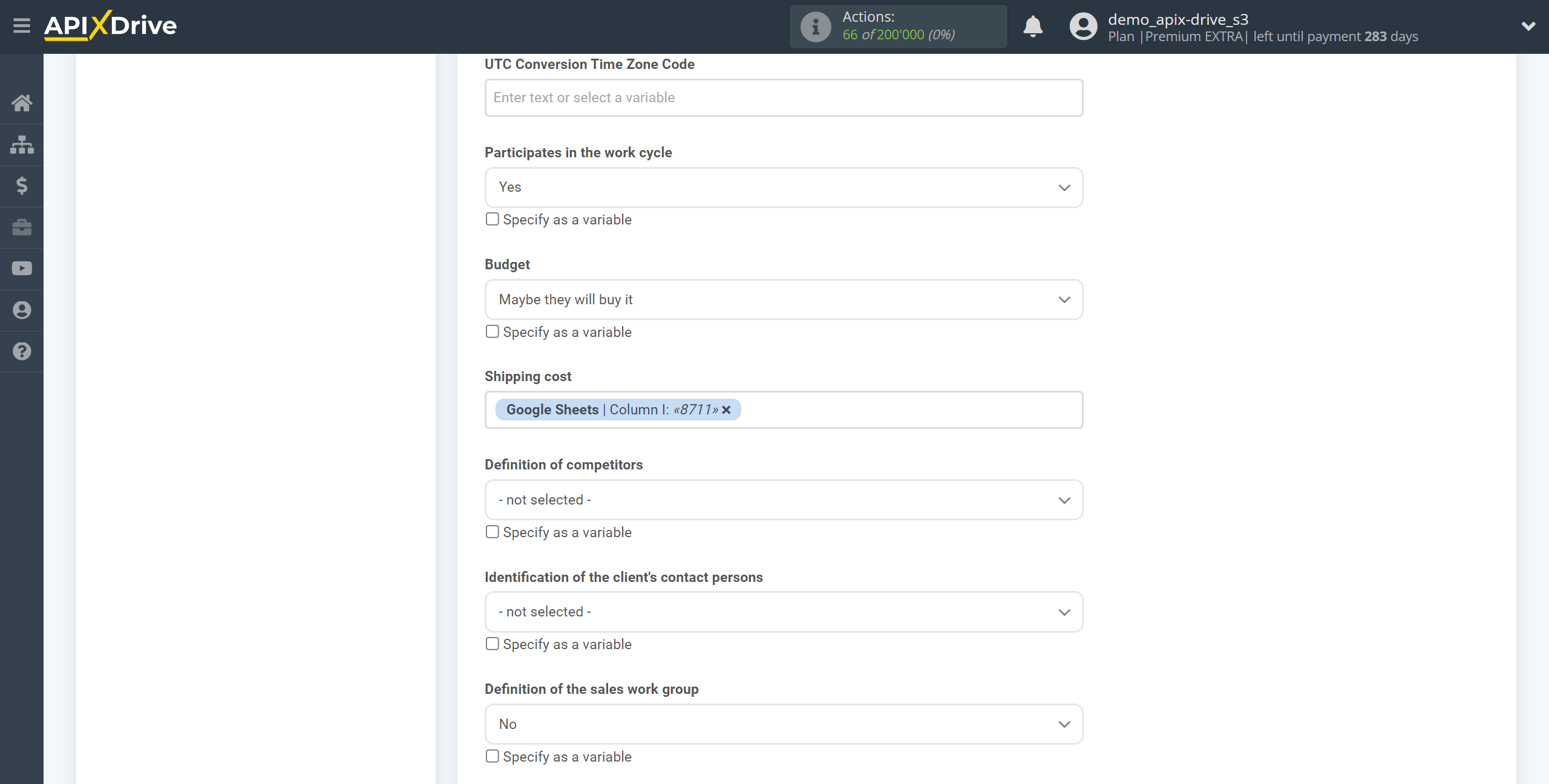 How to Connect Microsoft Dynamics 365 as Data Destination | Assigning Fields