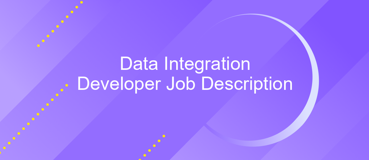 Data Integration Developer Job Description