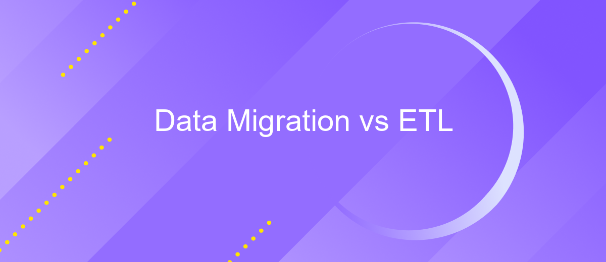 Data Migration vs ETL