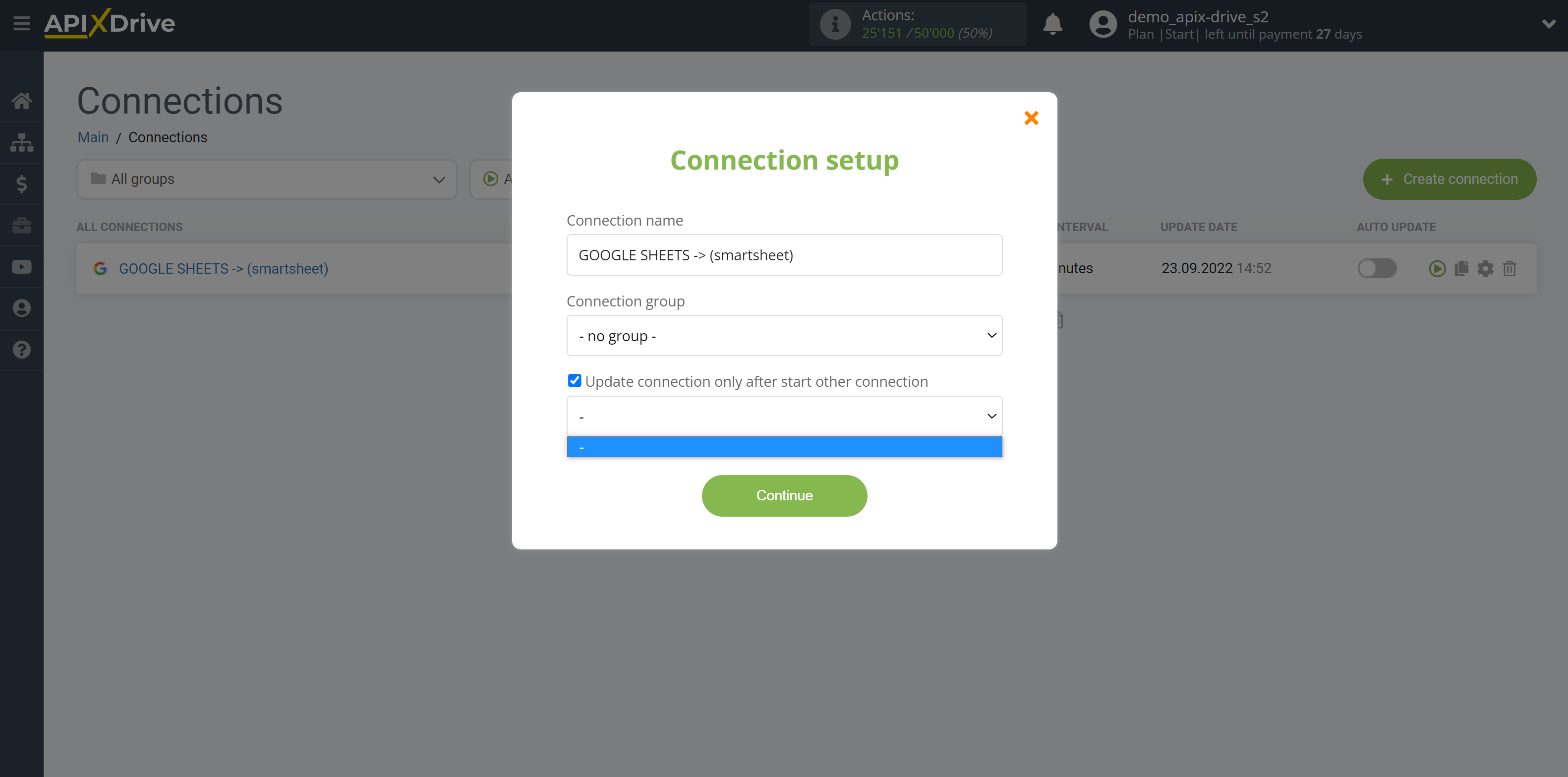 How to Connect Smartsheet as Data Destination | Update Priority